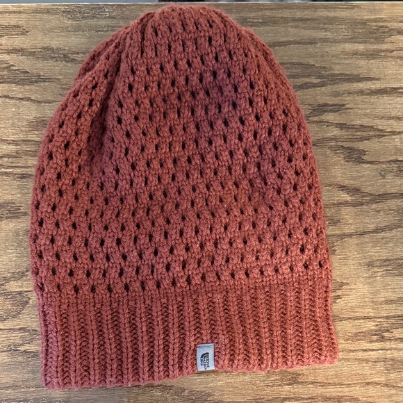 The North Face Accessories - The North Face Maroon Knit Beanie